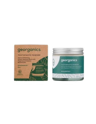 Georganics Polvo Blanqueador con Aceite de Menta 60ml