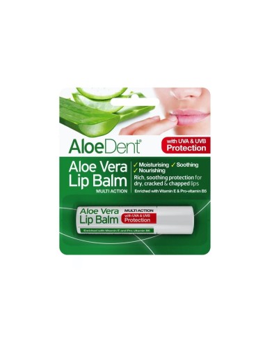 AloeDent Bálsamo Labial con Aloe Vera 4g