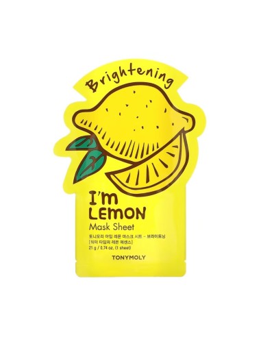 Tony Moly I'm Lemon Mascarilla Facial Iluminadora 21g