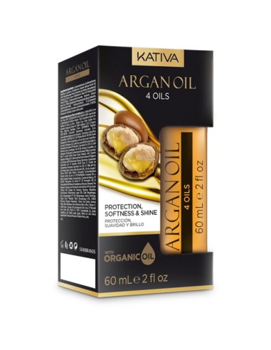 Kativa Aceite de Argán 4 Aceites 60ml