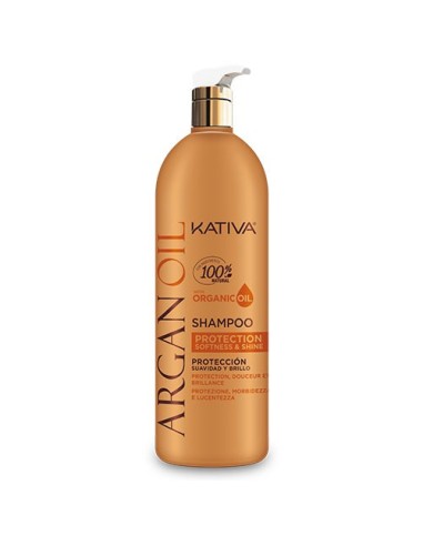 Kativa Argan Oil Champú Protección Suavidad y Brillo 1000ml