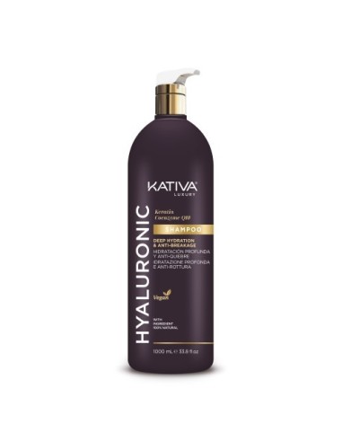 Kativa Hyaluronic Champú Hidratación Profunda y Anti Rotura 1000ml