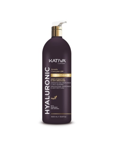 Kativa Hyaluronic Acondicionador Hidratación Profunda y Antiquiebre 1000ml