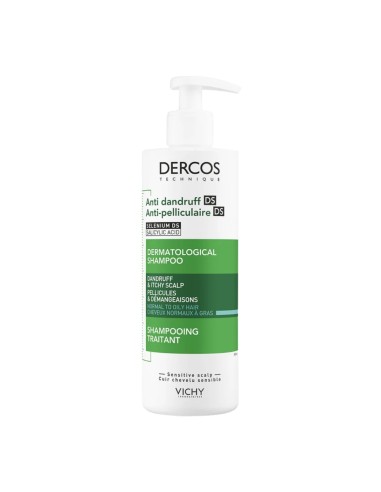 Dercos Champú Anticaspa Cabello Graso 390ml