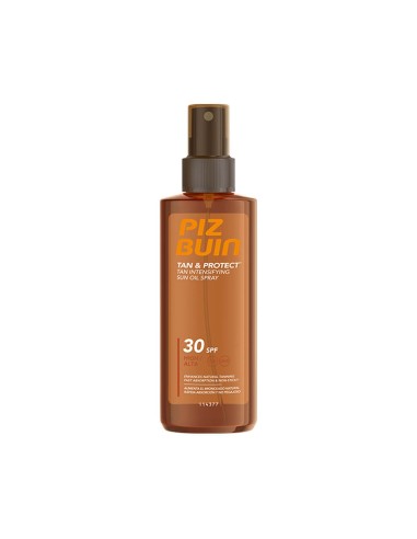 Piz Buin Tan and Protect Aceite Solar en Spray Intensificador del Bronceado SPF30 150ml