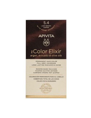 Apivita My Color Elixir 5.4 Castaño Cobrizo Claro