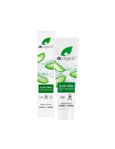 Dr. Organic Pasta de Dientes de Aloe Vera 100ml