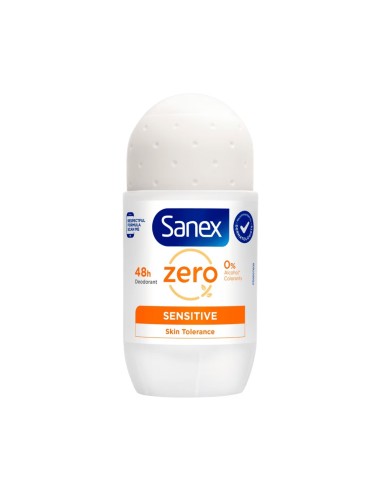 Sanex Zero% Desodorante Roll-On Piel Sensible 50ml