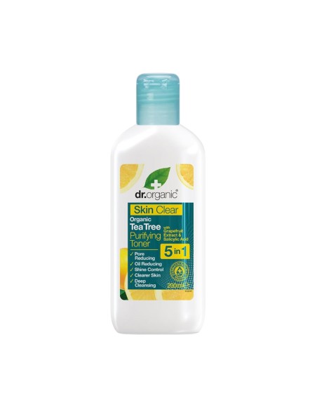 Dr. Organic Skin Clear Tea Tree Tónico Purificante 200ml