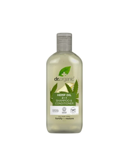 Dr. Organic Champú y Acondicionador de Cáñamo 2 en 1 265ml
