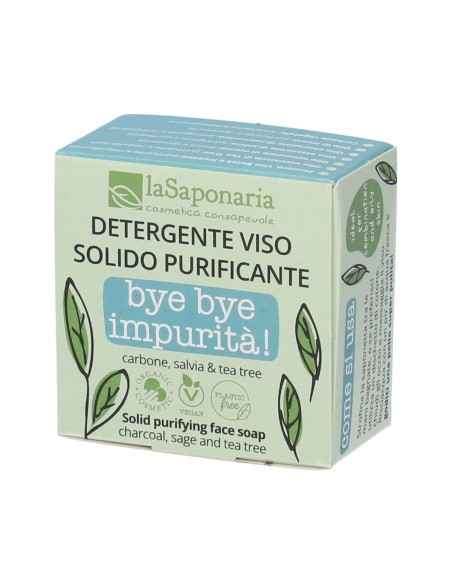 laSaponaria Bye Bye Impurezas Jabón Facial Purificante 70g