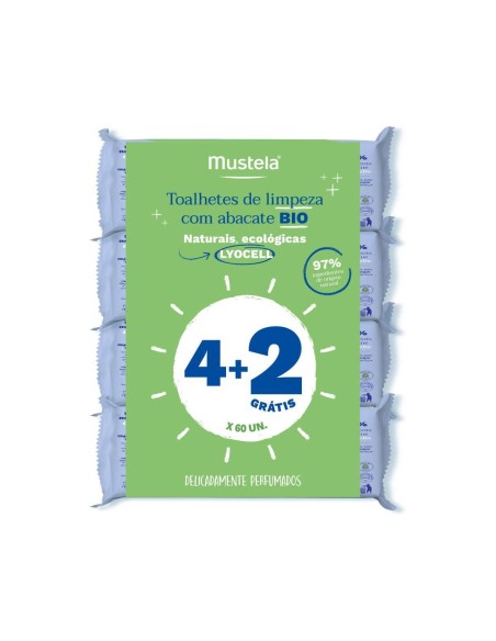 Mustela Lyocell Toallitas Limpiadoras 360 unidades