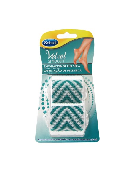 Scholl Velvet Smooth Recarga Exfoliante Piel Seca Pies y Piernas x2
