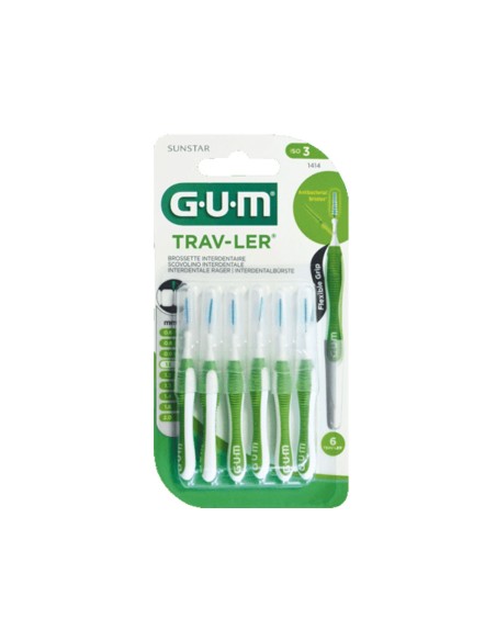 Cepillo Dental Goma Trav-ler 1.1mm x6