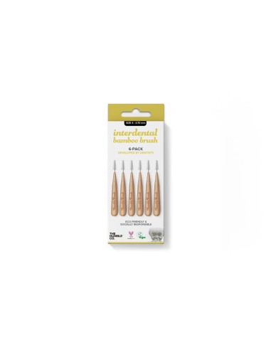 El humilde CO. Tamaño del cepillo interdental 4- 0.70mm Amarillo 6 unidades