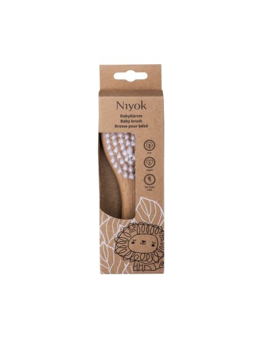 Niyok Cepillo de Madera para Bebé