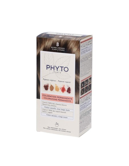Phyto Color Permanente Coloring con pigmentos Hortalizas 8 Luz Rubia