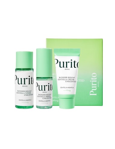 Purito Wonder Releaf Centella Mini Kit Sin Perfume