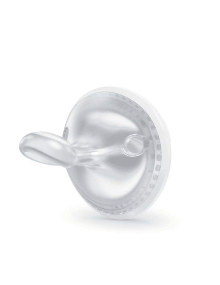 Nuk MommyFeel Silicone Soother 0-9m Blue x2