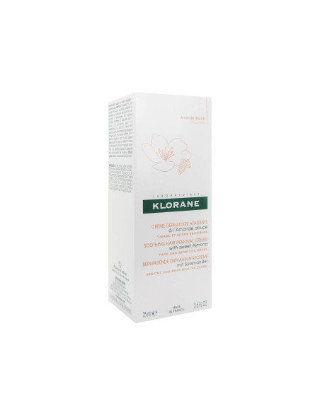 Klorane Crema Depilatoria Calmante con Almendras Dulces 75ml