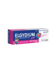 Elgydium Kids Gel Dentífrico Sabor Frutos del Bosque 50ml 2