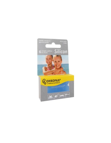 Tapones Oídos Silicona Ohropax 6 Unidades