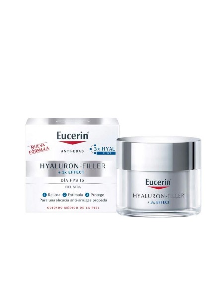 Eucerin Hyaluron-Filler 3xEffect Crema de Día Piel Seca 50ml