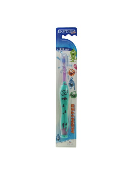 Elgydium Kids Monster 2/6 Cepillo de dientes para niños