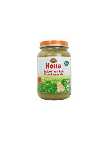 Holle Bio Boión Brócoli Arroz Integral 4M + 190g