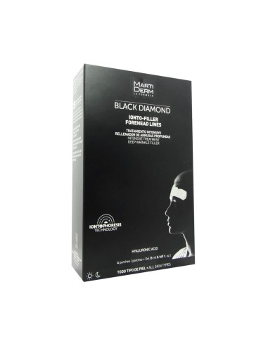 Martiderm Black Diamond Ionto-Filler Líneas de la Prueba 4 Patches + Gel 5ml