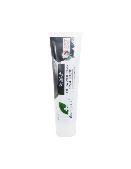 Dr Organic Pasta Dentífrica de Carbón Extra Blanqueadora 100ml
