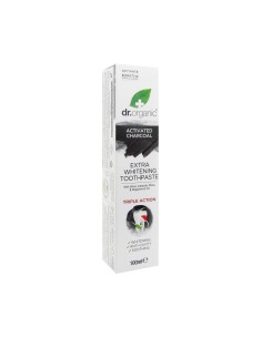 Dr Organic Pasta Dentífrica de Carbón Extra Blanqueadora 100ml 2