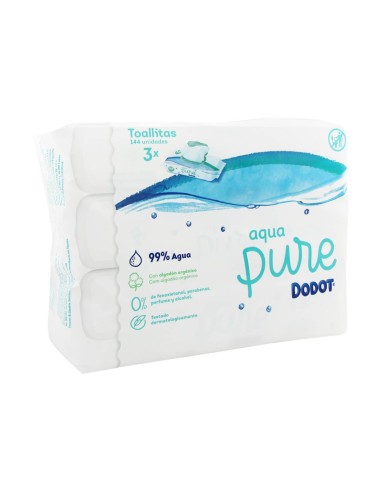 Dodot Aqua Pure Toallitas 144uni