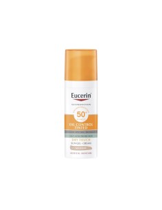 Eucerin Sun Oil Control Gel-Crema Tintado Toque Seco Medio SPF50+ 50ml