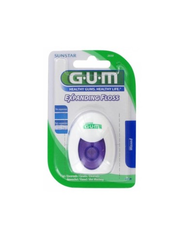 Cinta dental de hilo dental expansible de goma con diámetro variable 30m