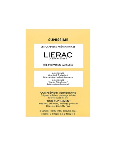 Lierac Sunissime Duo Cápsulas Preparadoras 30 Unidades