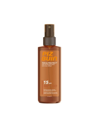 Piz Buin Tan and Protect Aceite Solar en Spray Intensificador del Bronceado SPF15 150ml