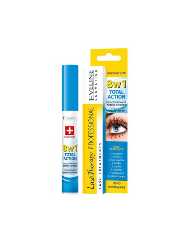 Eveline Cosmetics Sérum Concentrado para Pestañas Acción Total 10ml