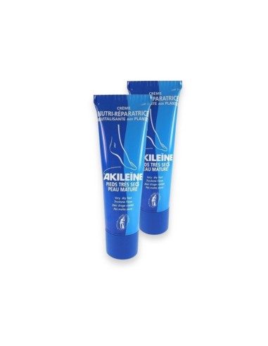 Akileine Duo Crema Nutri-Reparadora Pies Secos 50ml