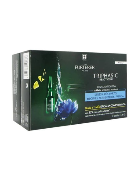 Rene Furterer Triphasic Reactional 12 ampollasx5ml