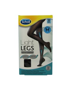 Scholl Light Legs Medias de compresión 20Den Negro pequeño 2