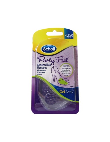 Scholl Party Feet Cojines Plantares 1 Par