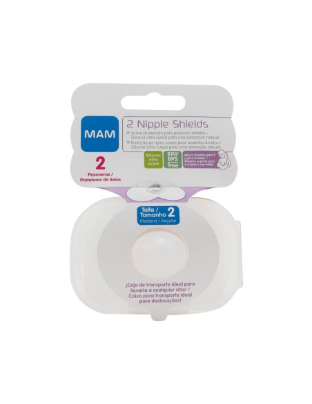 Mam Protectores de Seno de Silicona Tamaño 2 X2