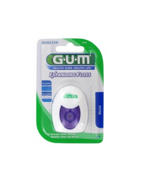 Cinta dental de hilo dental expansible de goma con diámetro variable 30m