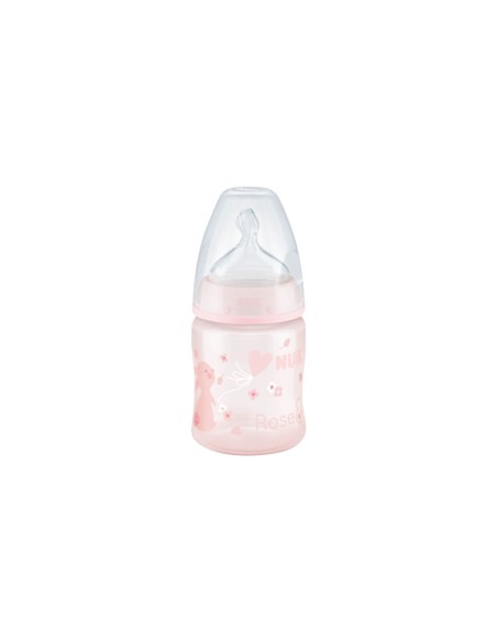 NUK Silicona Rosa y Azul 0-6M M 150ml