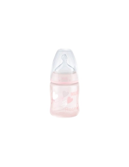 NUK Silicona Rosa y Azul 0-6M M 150ml