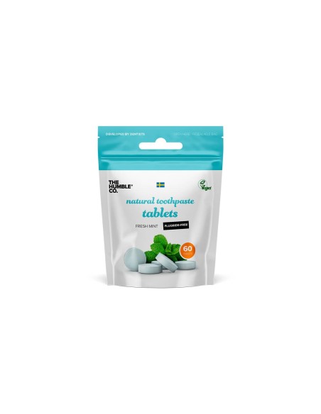 The Humble Co. Pasta de dientes en tabletas sin flúor 60 unidades
