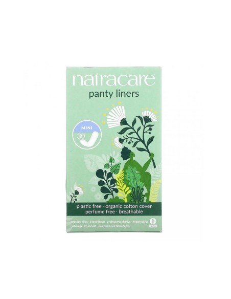 Natracare Panty Liners Hygienic piensa mini x30 unidades