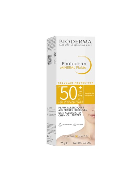 Bioderma Photoderm Fluido Mineral SPF50 75g