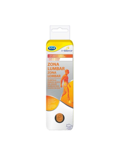 Scholl Plantilla In-Balance Zona Lumbar Talla M 2 Unidades